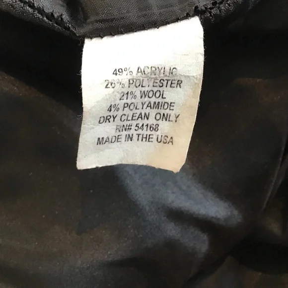 Elliot Lauren Black, White and tan wool blend fully lined Tweed Skirt Size 2 - Picture 11 of 11